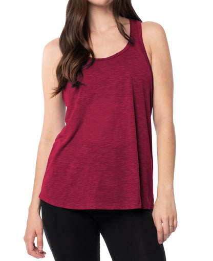 Women's Flowy Slub Racerback Workout Tank Tops Multipack