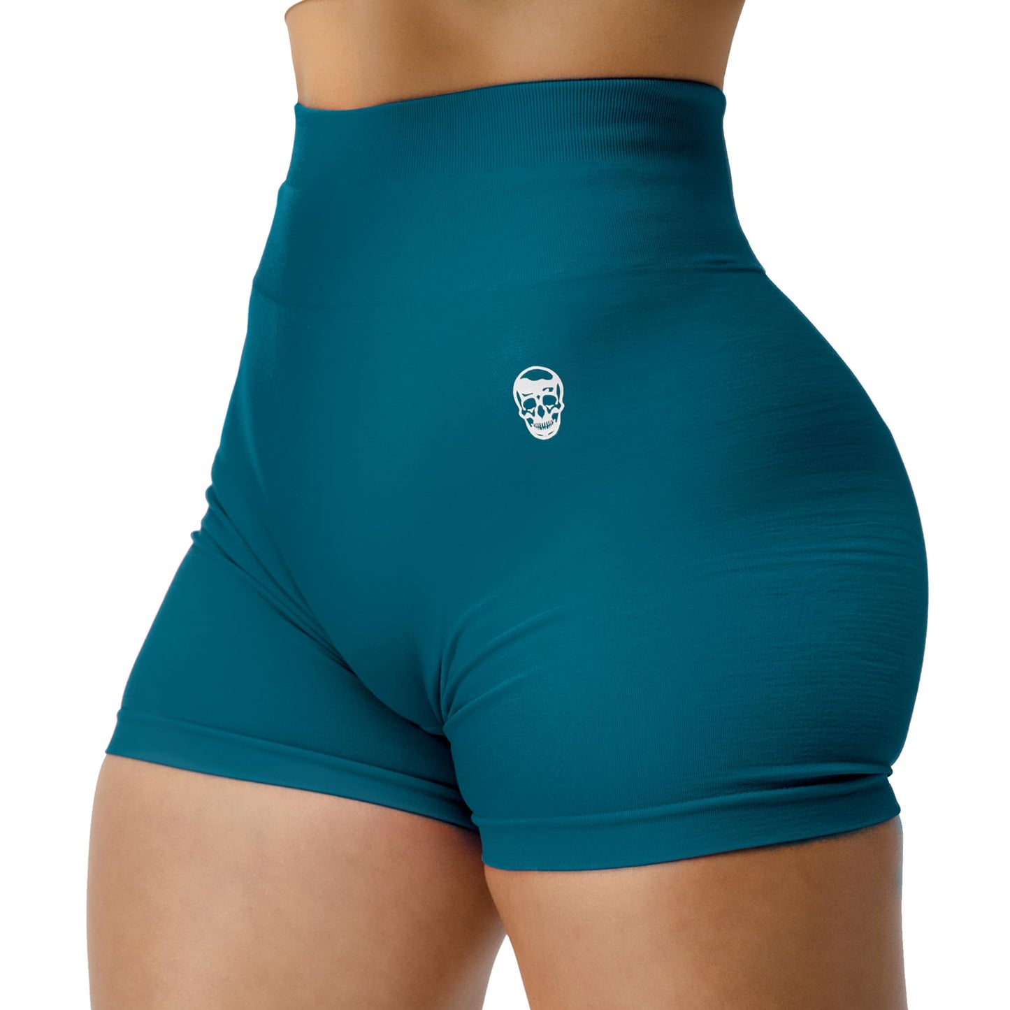 High Waist Seamless Biker Workout Shorts