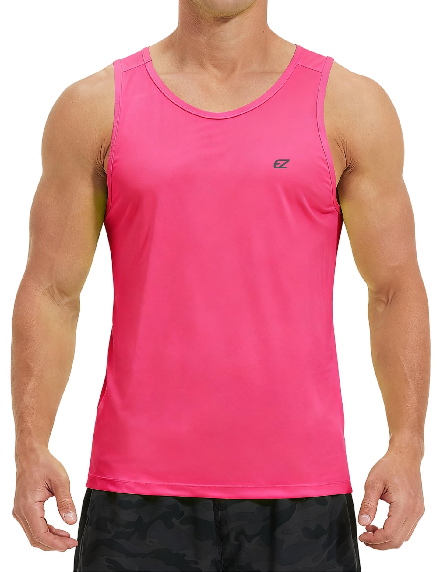 Men's Quick Dry Sleeveless Workout Tank Top Gym Training Shirt