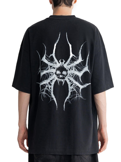 Oversized Unisex Graphic Embroidered Streetwear T-Shirt