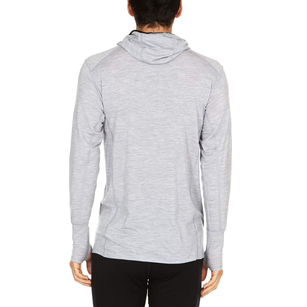 Men's Merino Wool Quarter Zip Sun Hoodie