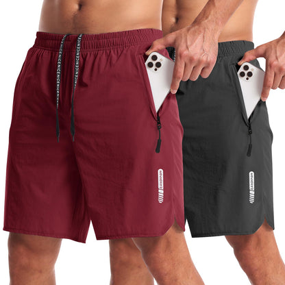 2 Pack Quick Dry 7 Inch Workout Gym Shorts