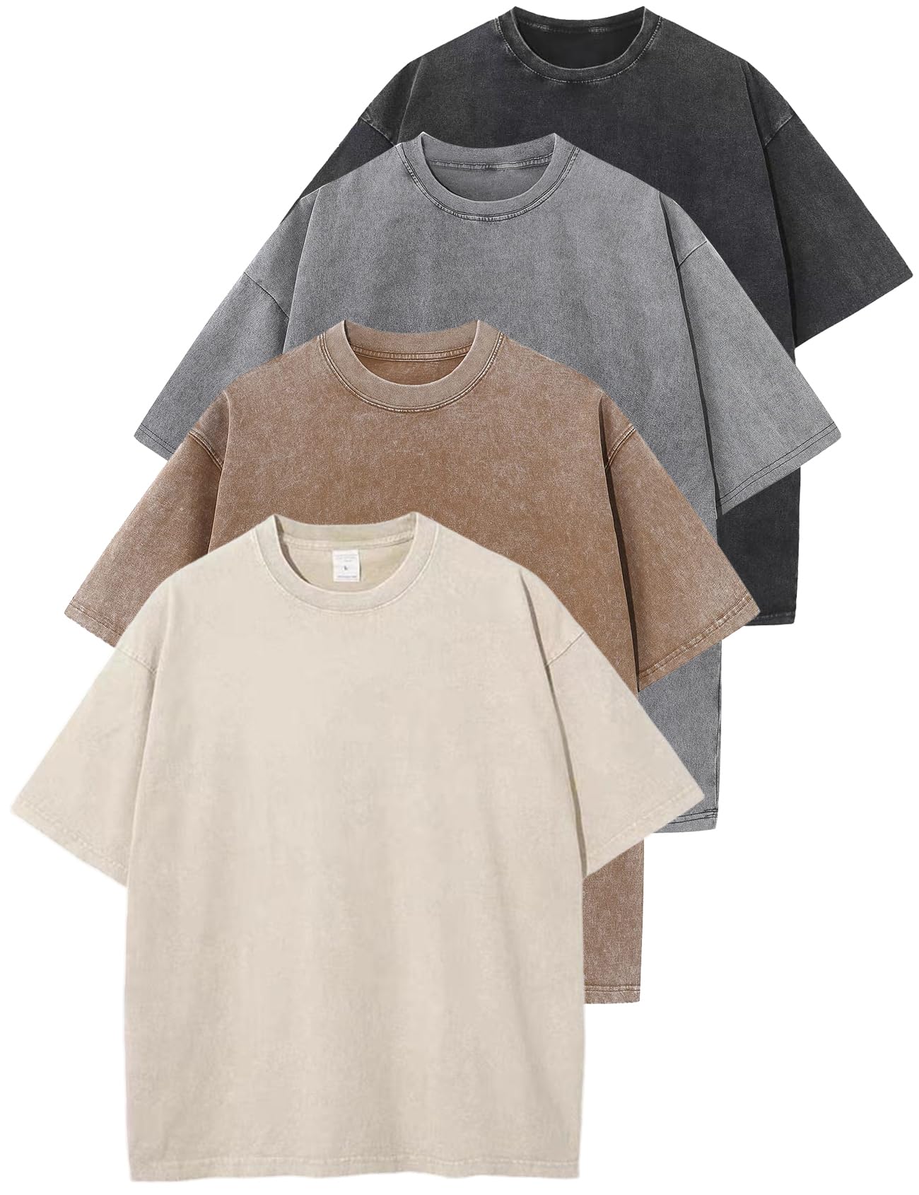 Oversized Vintage Washed Loose Fit Streetwear T-Shirt Unisex