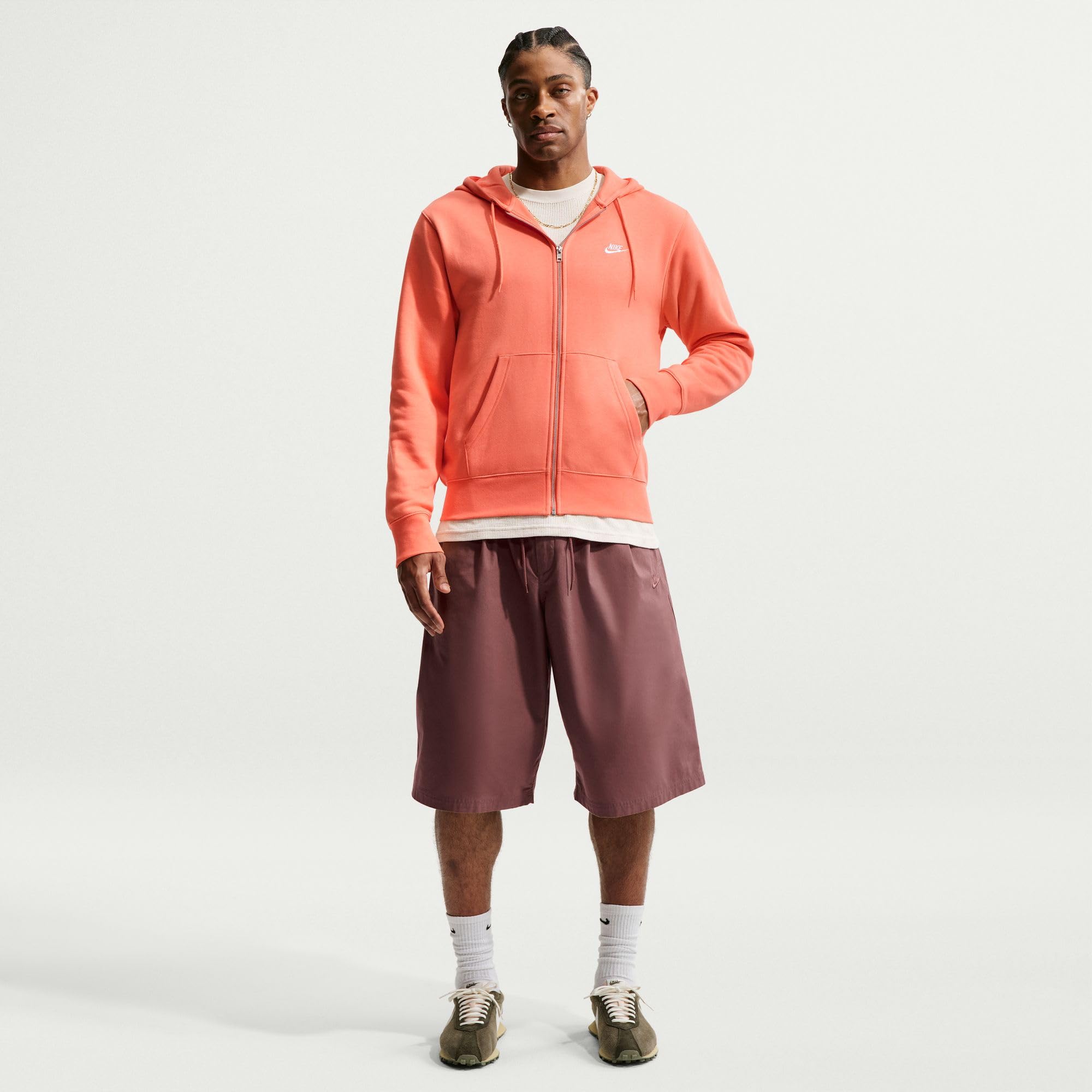Nike Men's Club Full-zip Fleece Hoodie
