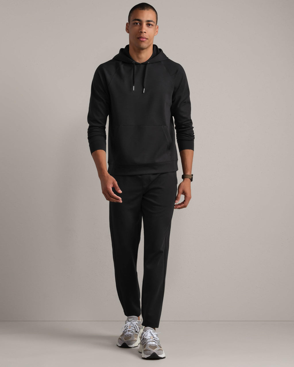 Men's Athletic Pullover Hoodie Anti-Odor Performance Sweatshirt