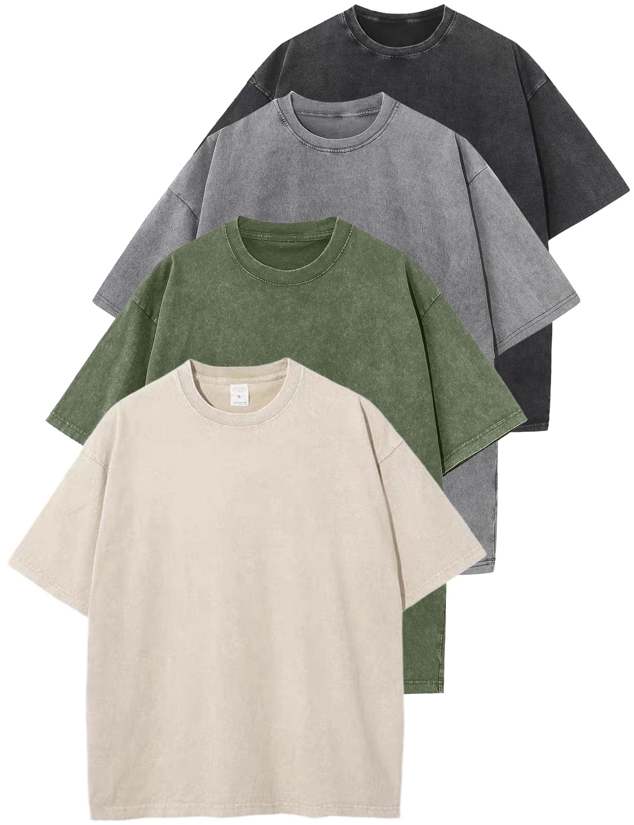 Oversized Vintage Washed Loose Fit Streetwear T-Shirt Unisex