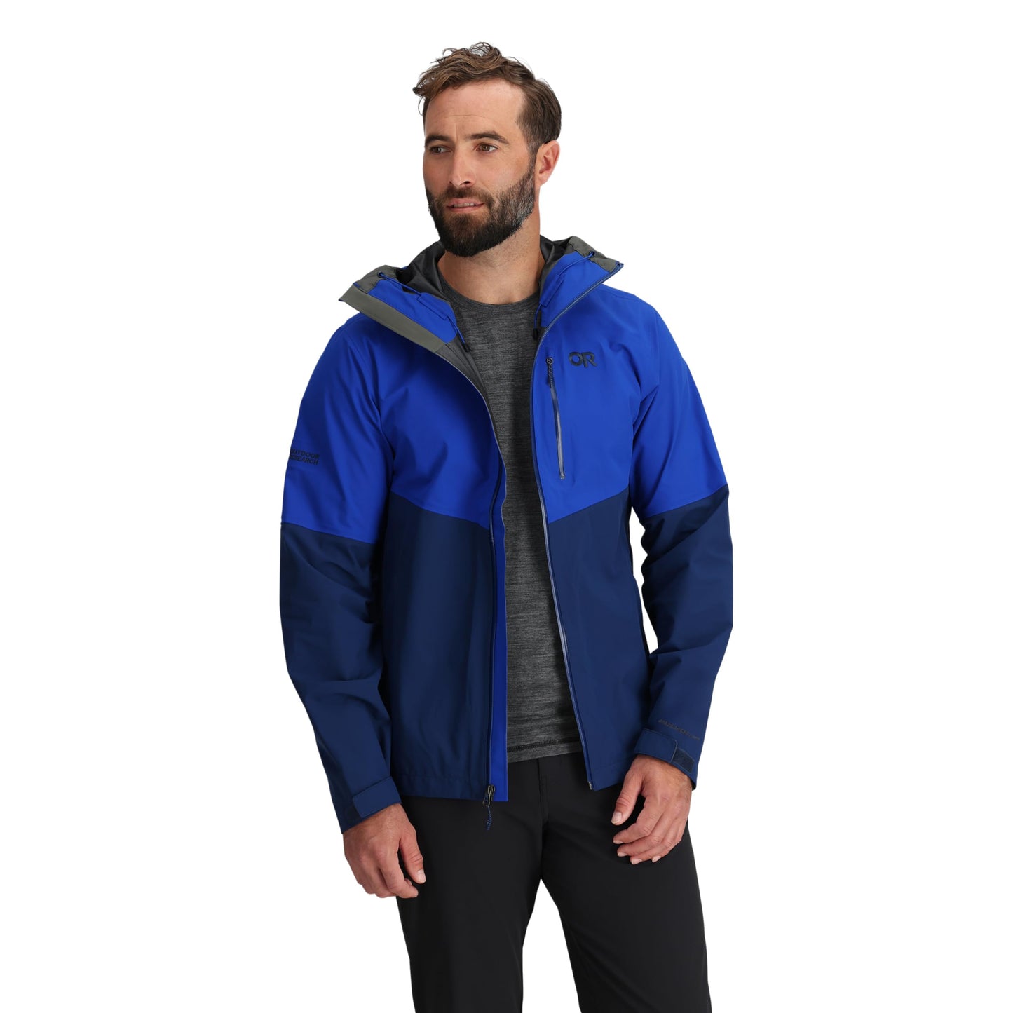 Waterproof Windproof Hooded 3L Rain Jacket
