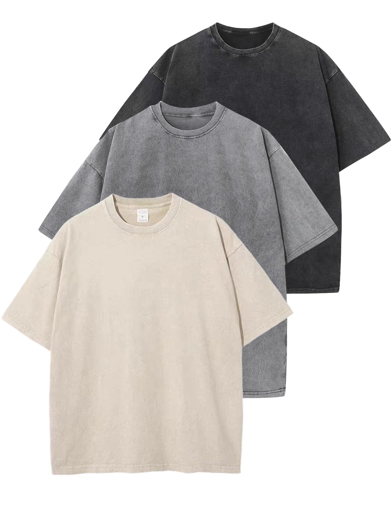 Oversized Vintage Washed Loose Fit Streetwear T-Shirt Unisex