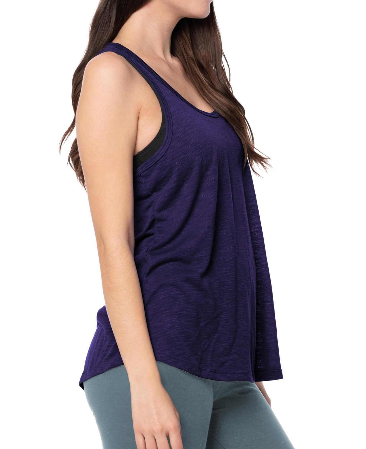 Women's Flowy Racerback Slub Tank Multipack
