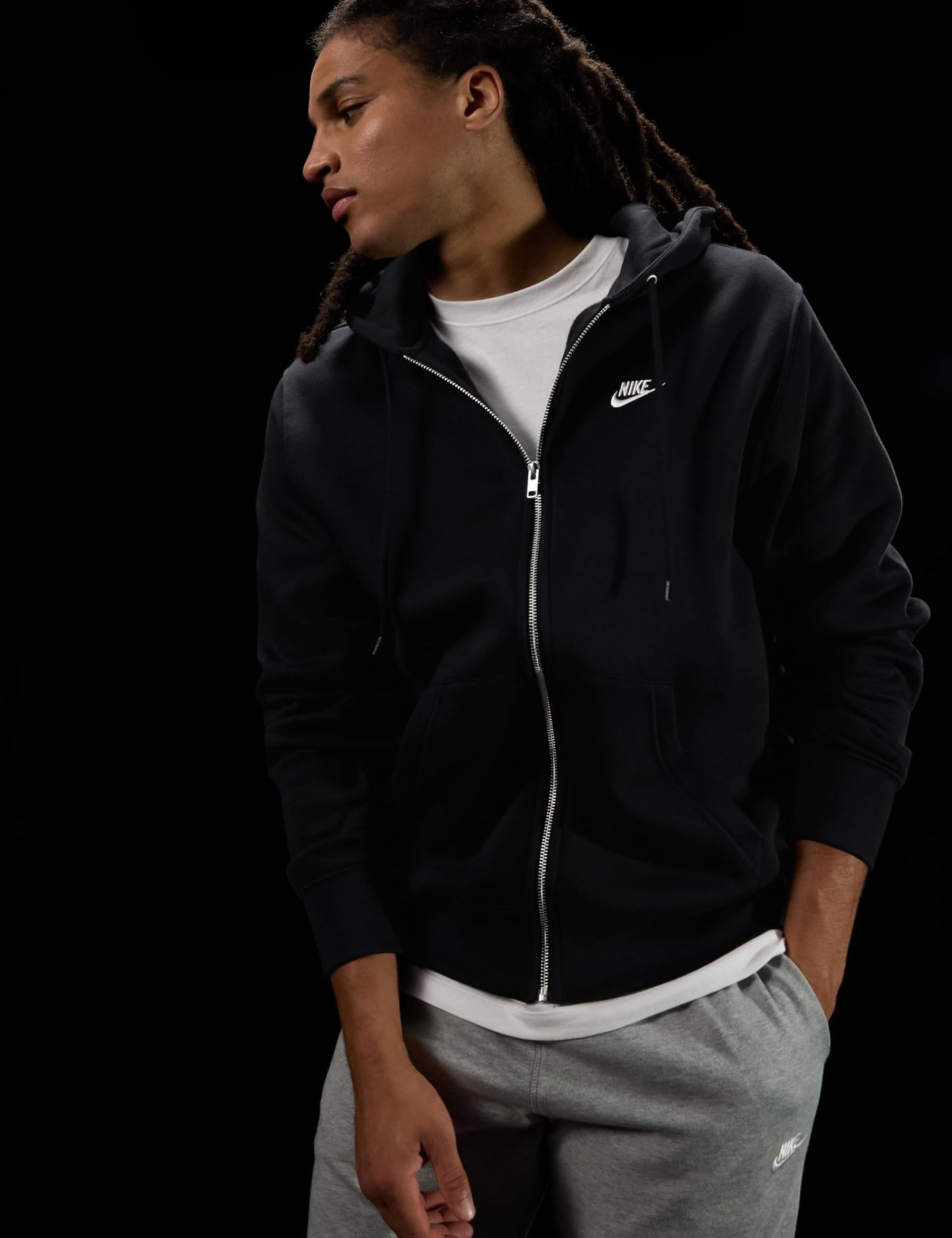 Nike Men's Club Full-zip Fleece Hoodie