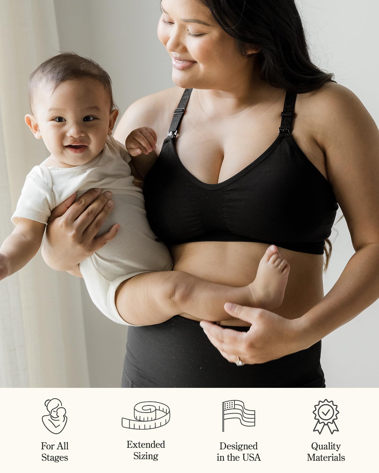 Hands-Free Adjustable Pumping Sports Bra