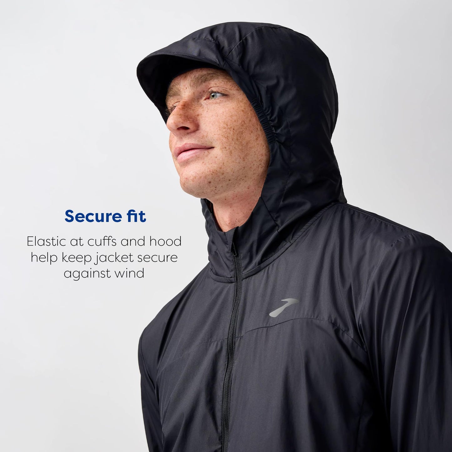 Packable Water Resistant Running Jacket UPF 50+