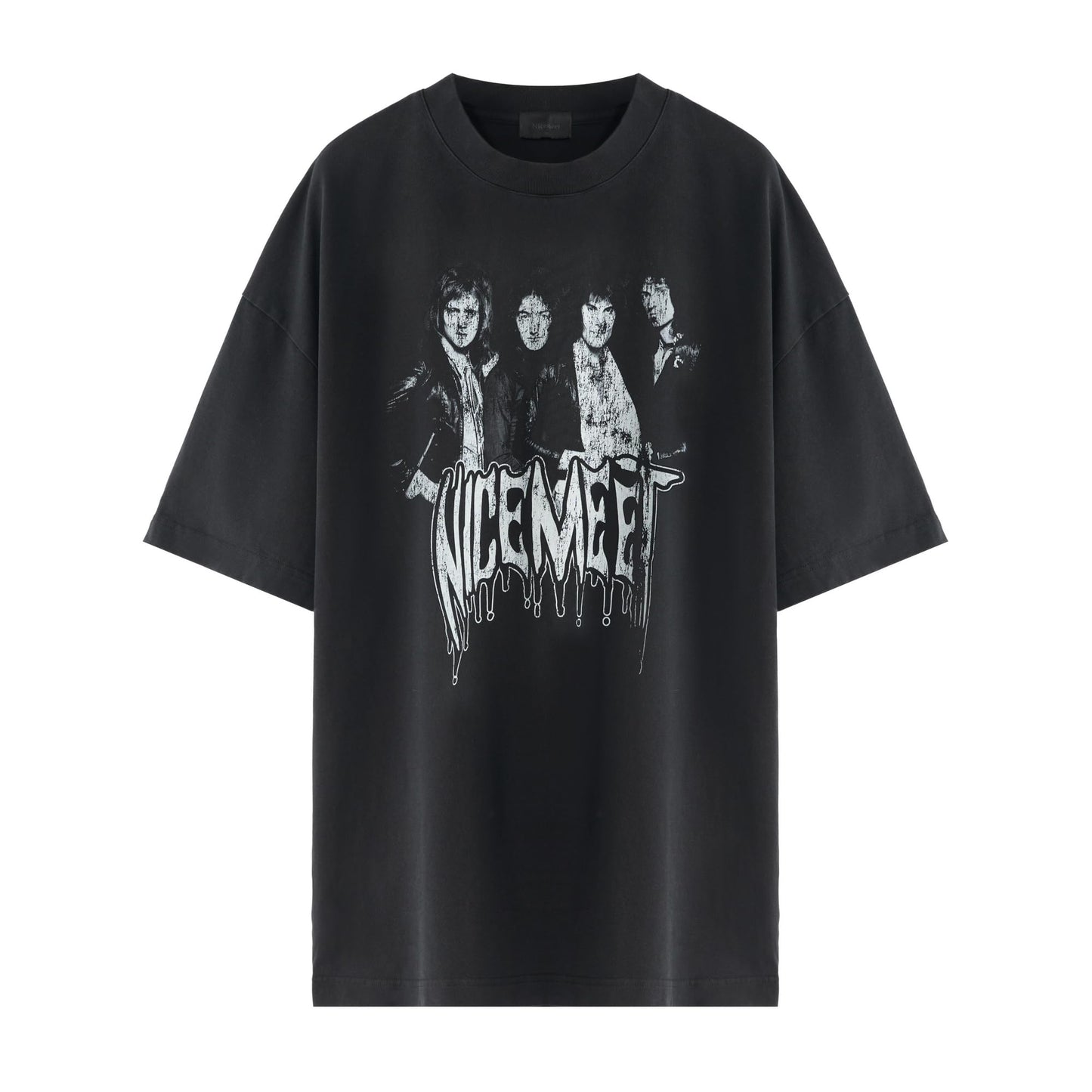 Oversized Unisex Graphic Embroidered Streetwear T-Shirt