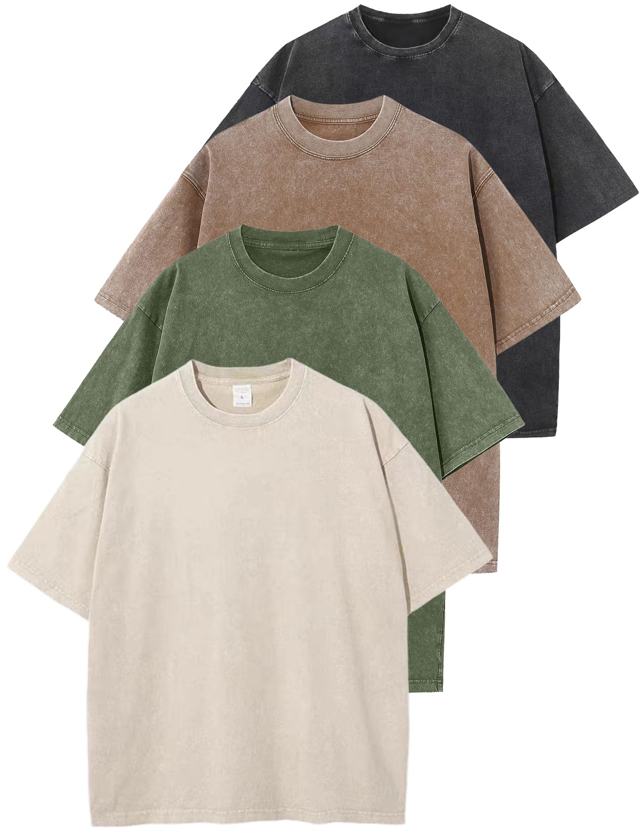Oversized Vintage Washed Loose Fit Streetwear T-Shirt Unisex