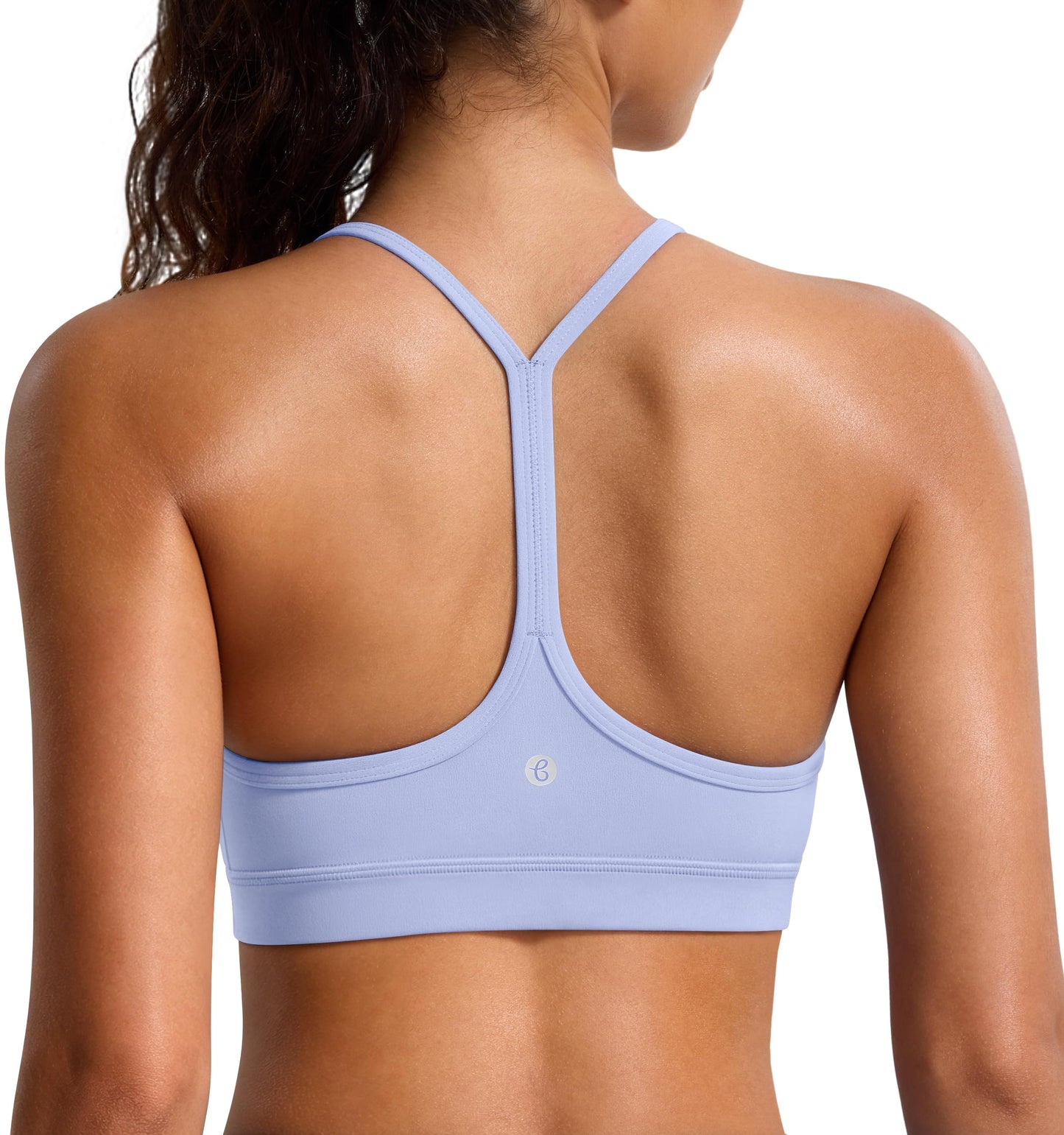 Women's Y Back Racerback Padded Yoga Sports Bra