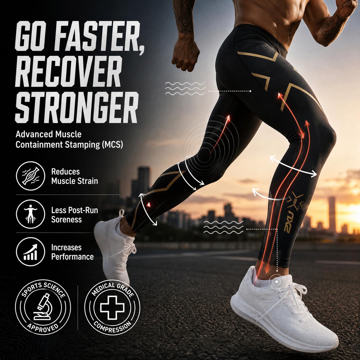 Light Speed Compression Running Tights