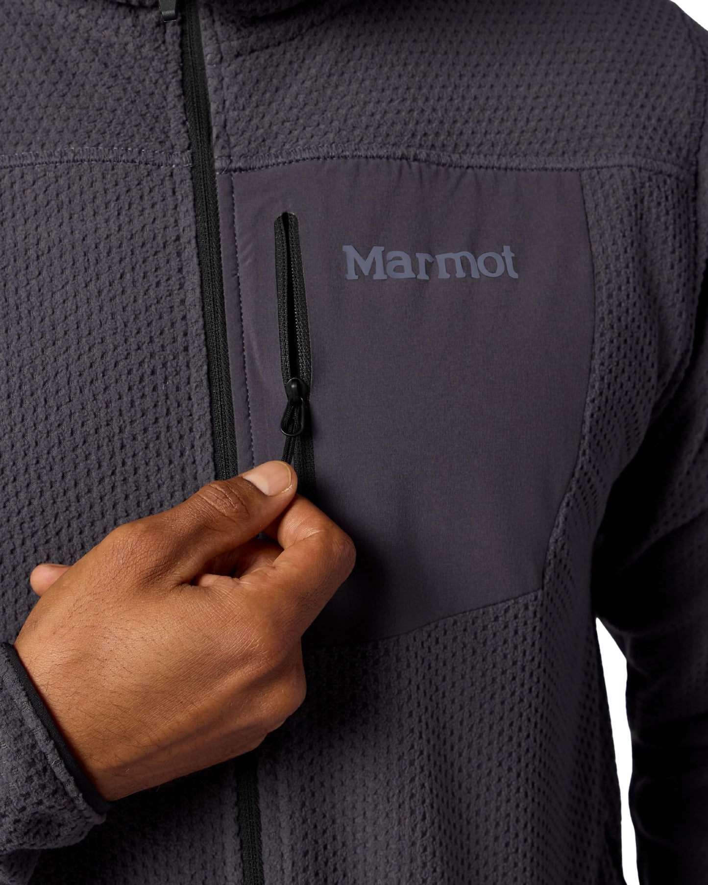 Men's Full Zip Performance Fleece Jacket Athletic Midlayer