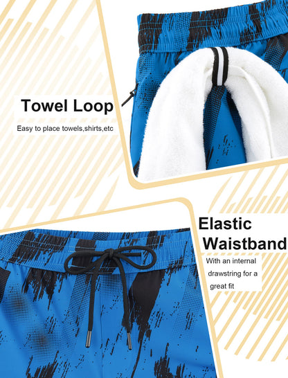 2-in-1 Compression Lined Running Gym Shorts