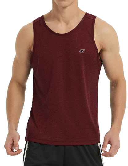 Men's Quick Dry Sleeveless Workout Tank Top Gym Training Shirt