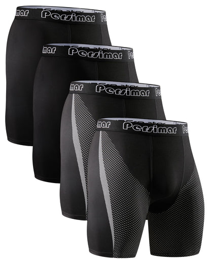 4 Pack Compression Running Shorts Base Layer