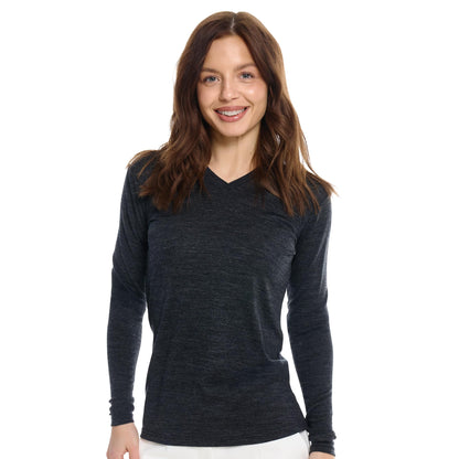 Women's Merino Wool Base Layer Long Sleeve Thermal Hiking Shirt