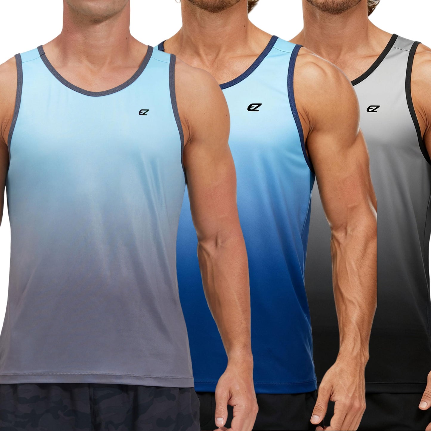 Men's Quick Dry Sleeveless Workout Tank Top Gym Training Shirt