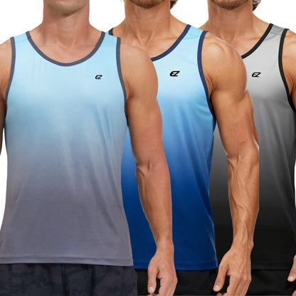 Men's Quick Dry Sleeveless Workout Tank Top Gym Training Shirt