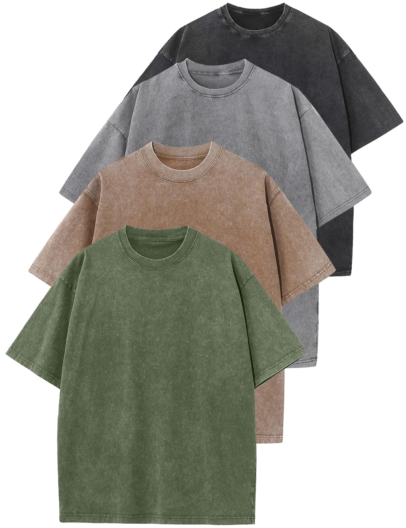 Oversized Vintage Washed Loose Fit Streetwear T-Shirt Unisex