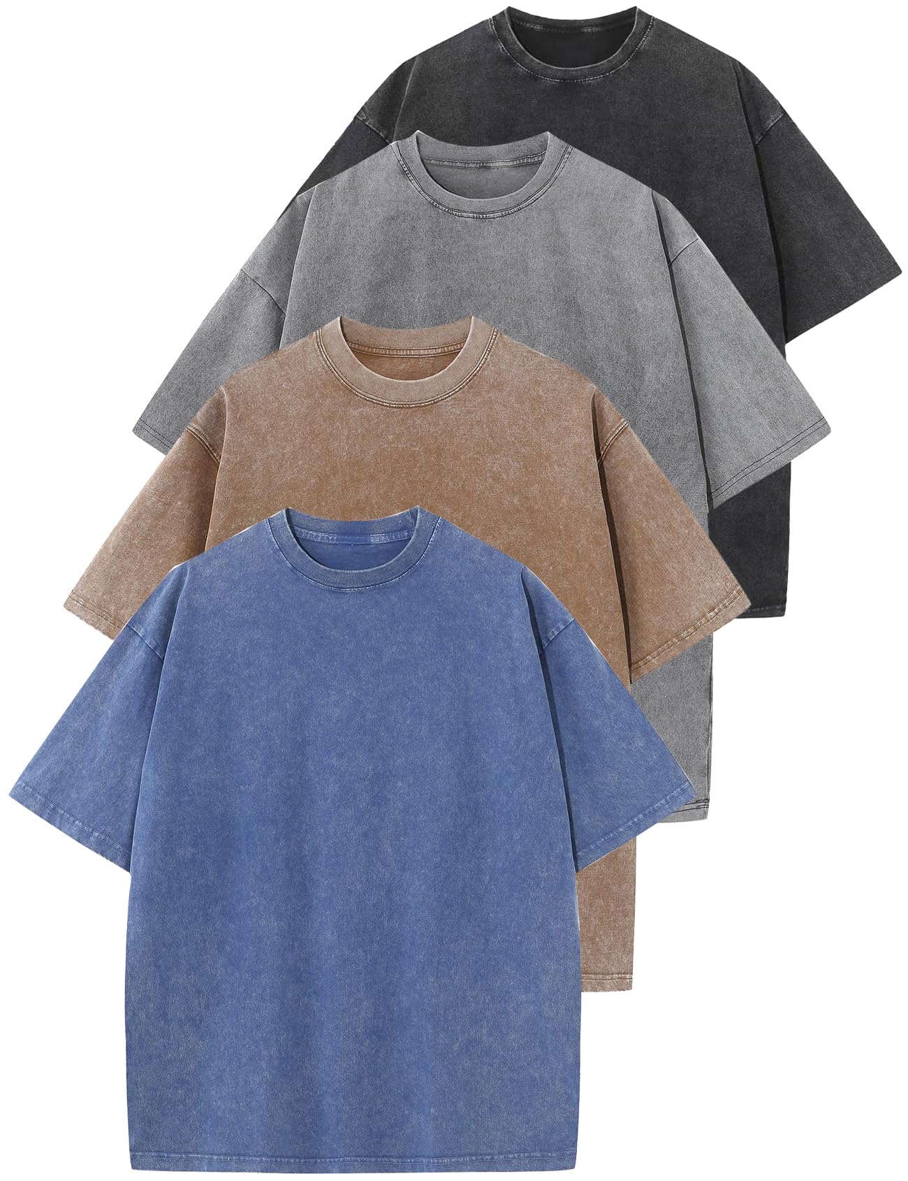 Oversized Vintage Washed Loose Fit Streetwear T-Shirt Unisex