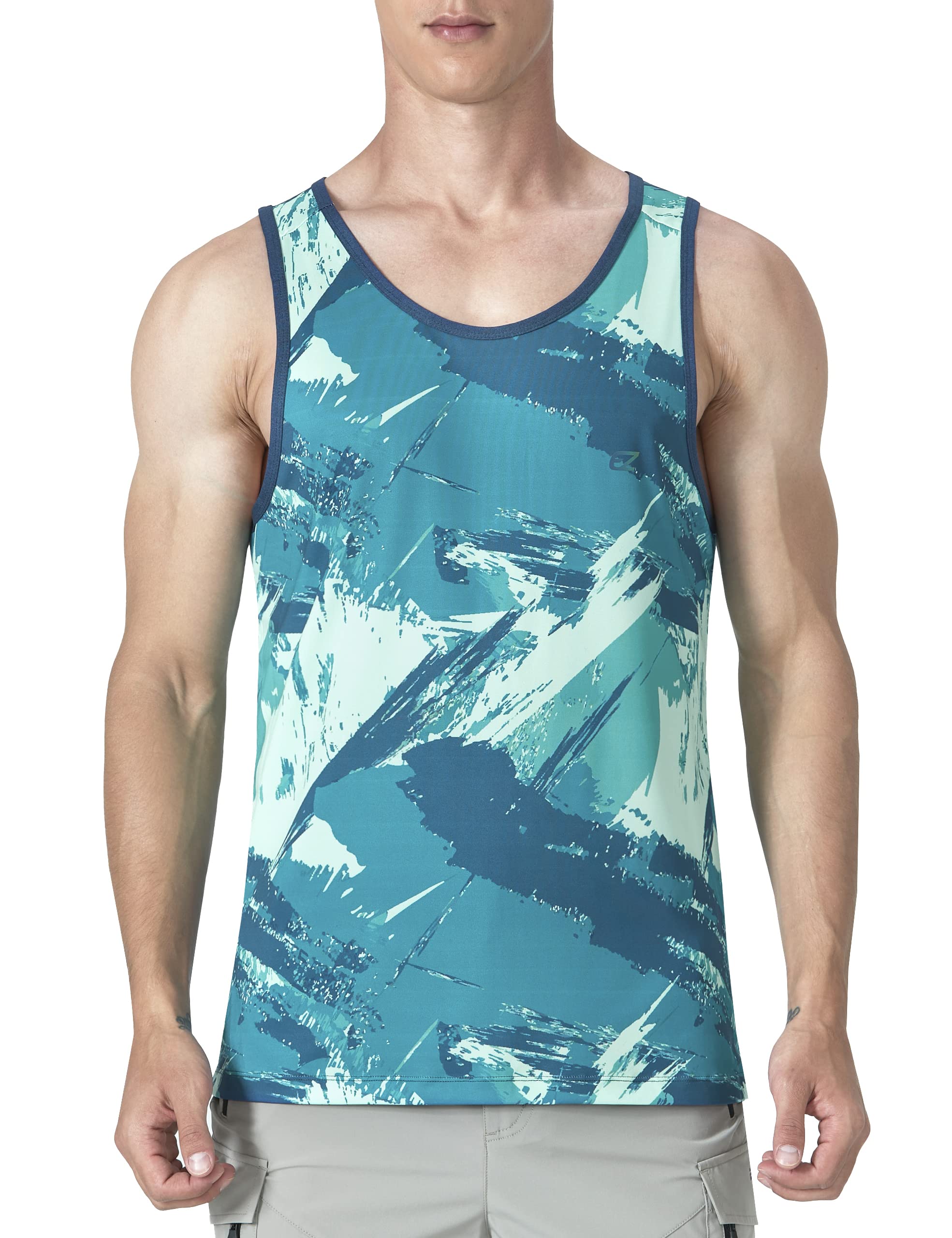 Men's Quick Dry Sleeveless Workout Tank Top Gym Training Shirt