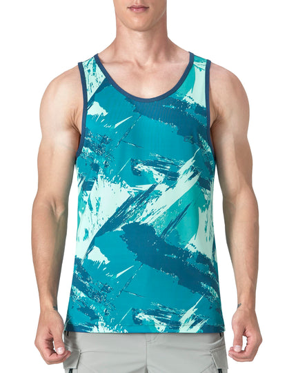 Men's Quick Dry Sleeveless Workout Tank Top Gym Training Shirt