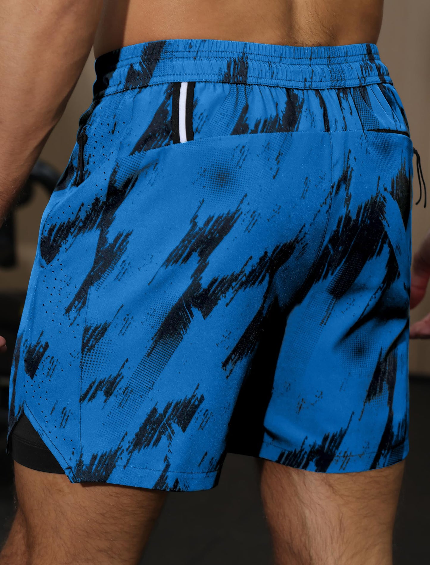 2-in-1 Compression Lined Running Gym Shorts