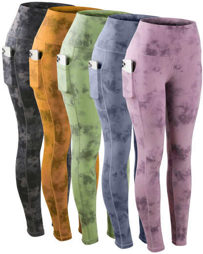 Women's High Waisted Pocket Yoga Leggings Tummy Control