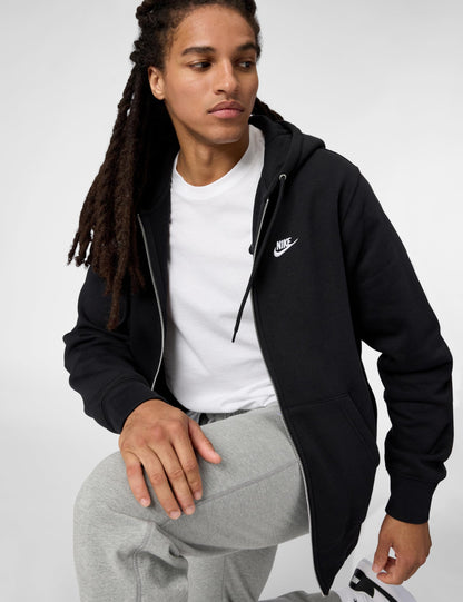 Nike Men's Club Full-zip Fleece Hoodie