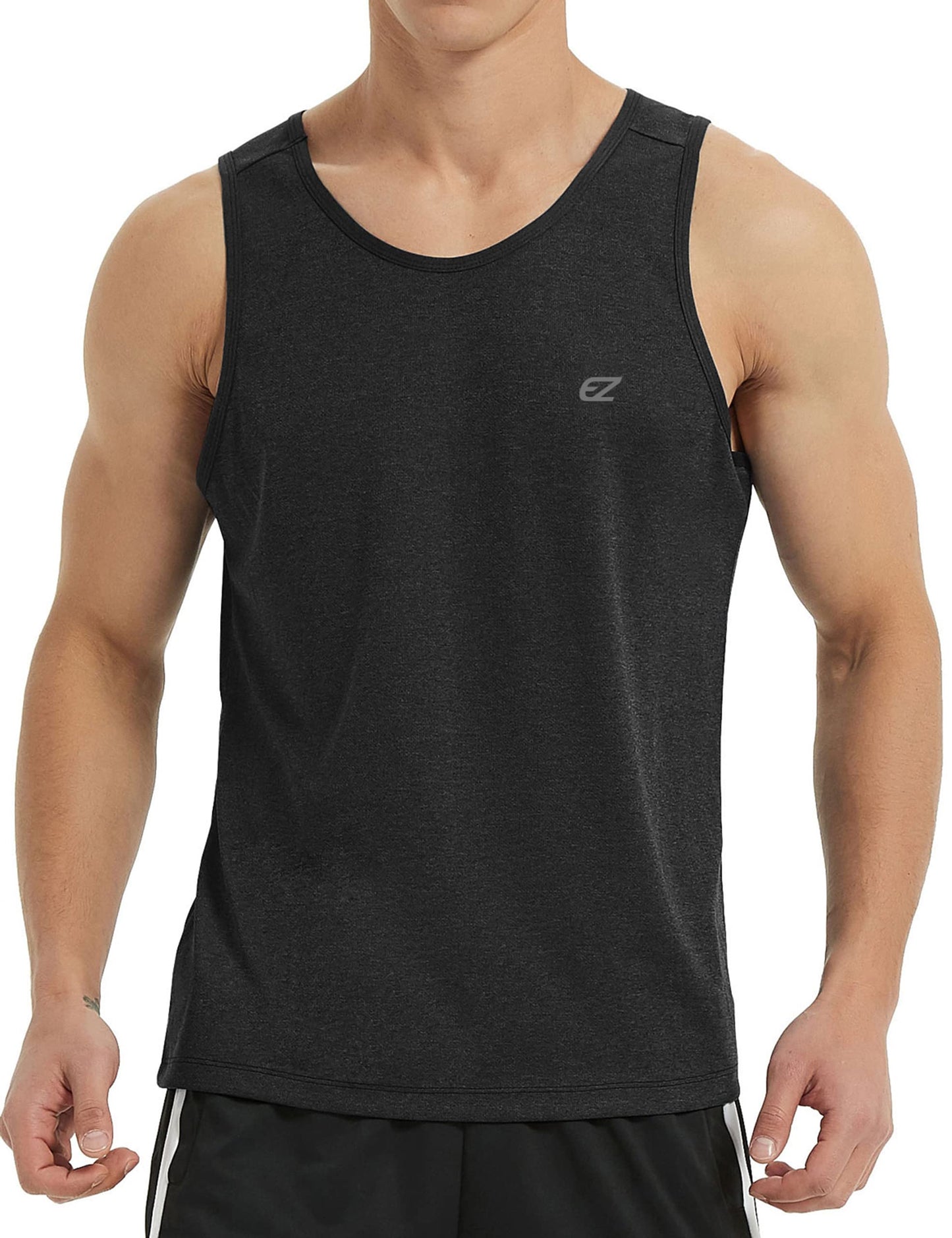 Men's Quick Dry Sleeveless Workout Tank Top Gym Training Shirt
