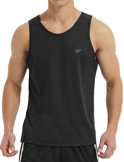 Men's Quick Dry Sleeveless Workout Tank Top Gym Training Shirt