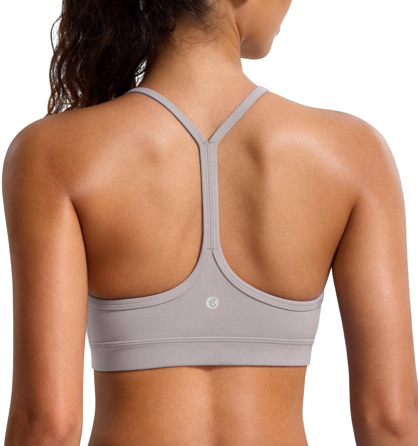 Women's Y Back Racerback Padded Yoga Sports Bra