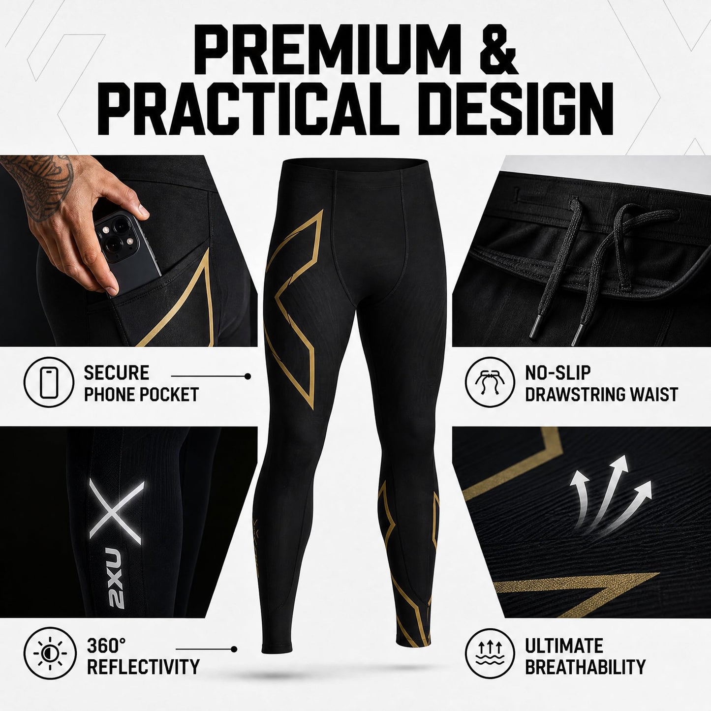 Light Speed Compression Running Tights