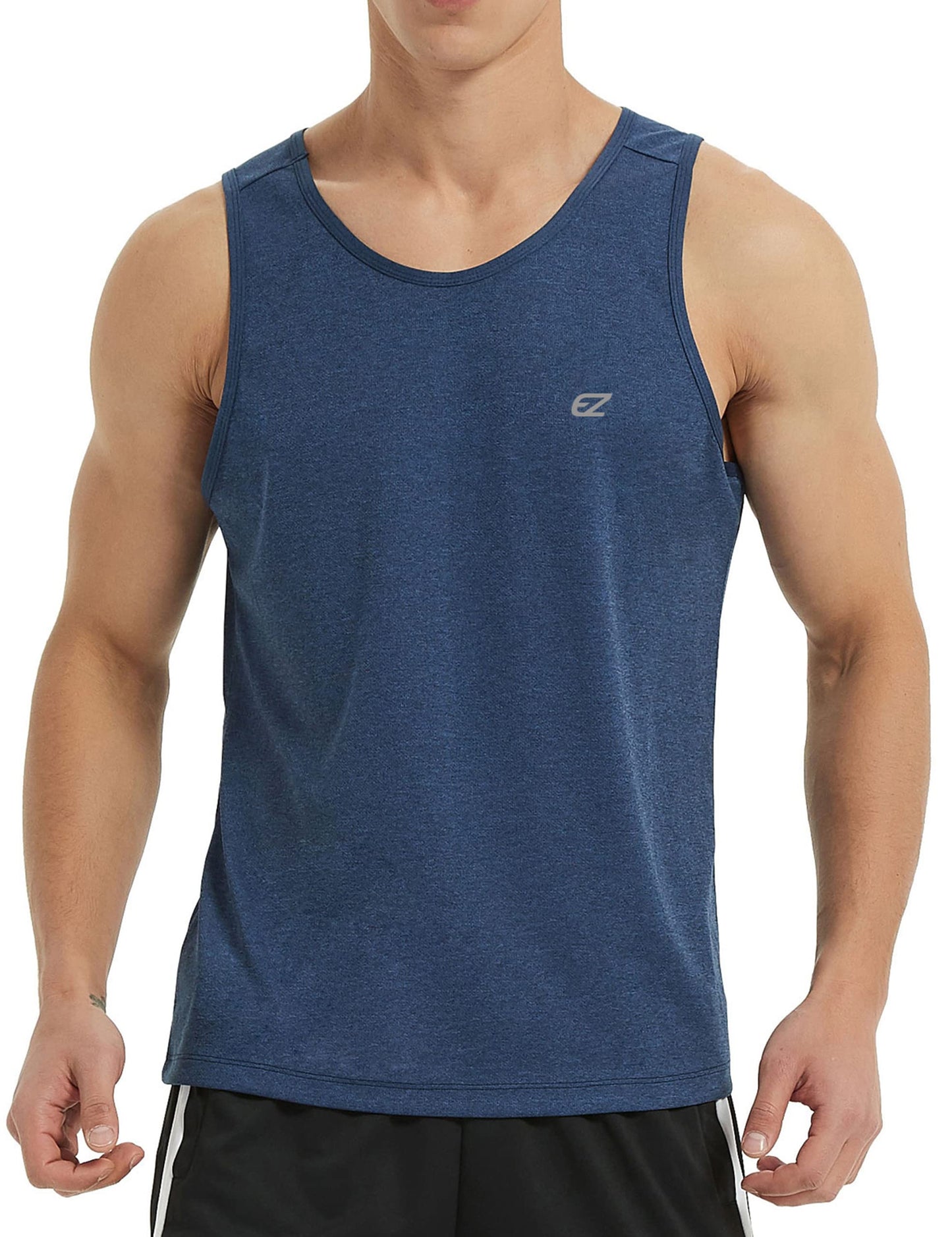 Men's Quick Dry Sleeveless Workout Tank Top Gym Training Shirt