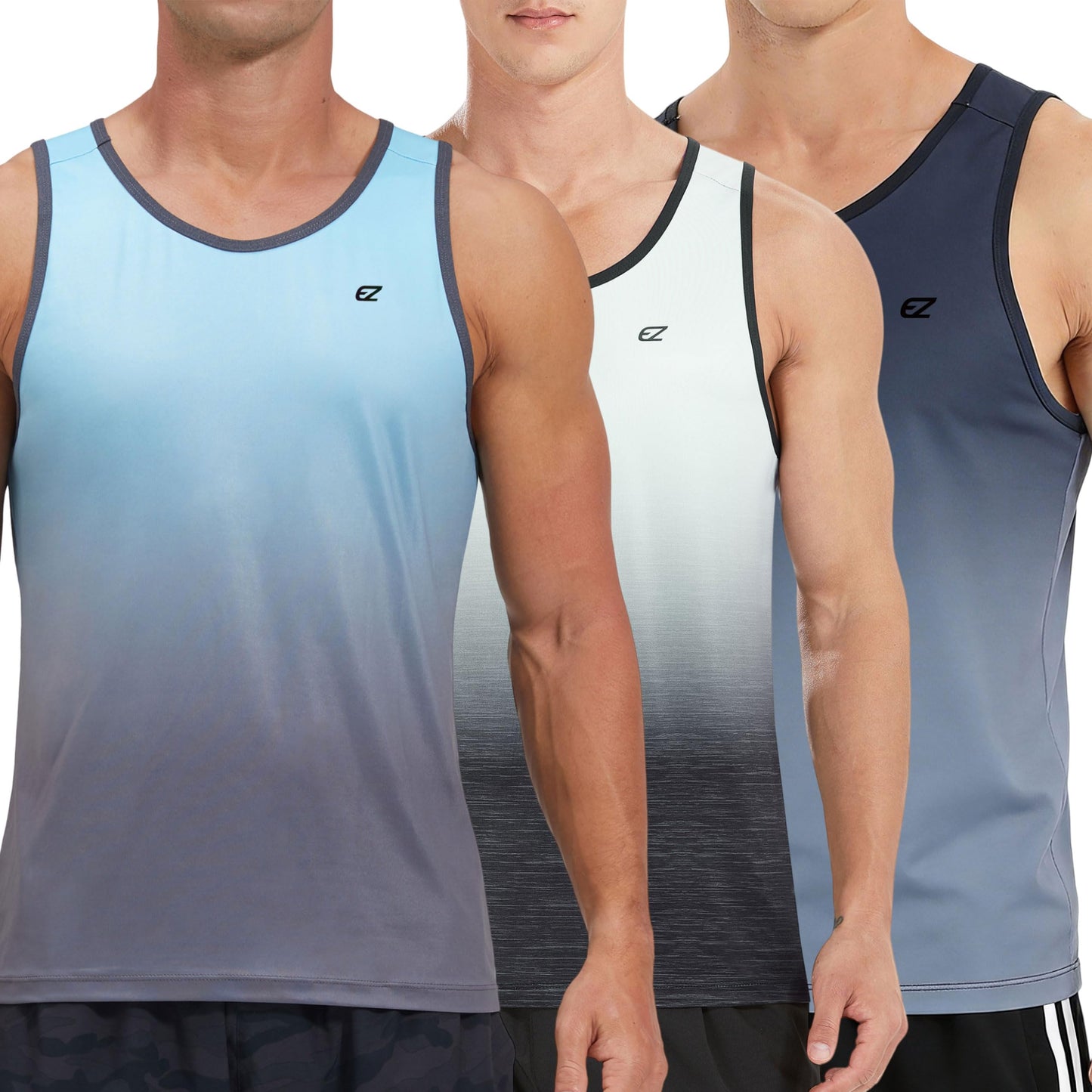 Men's Quick Dry Sleeveless Workout Tank Top Gym Training Shirt