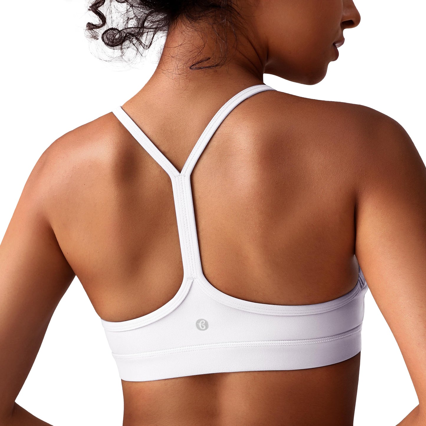 Women's Y Back Racerback Padded Yoga Sports Bra
