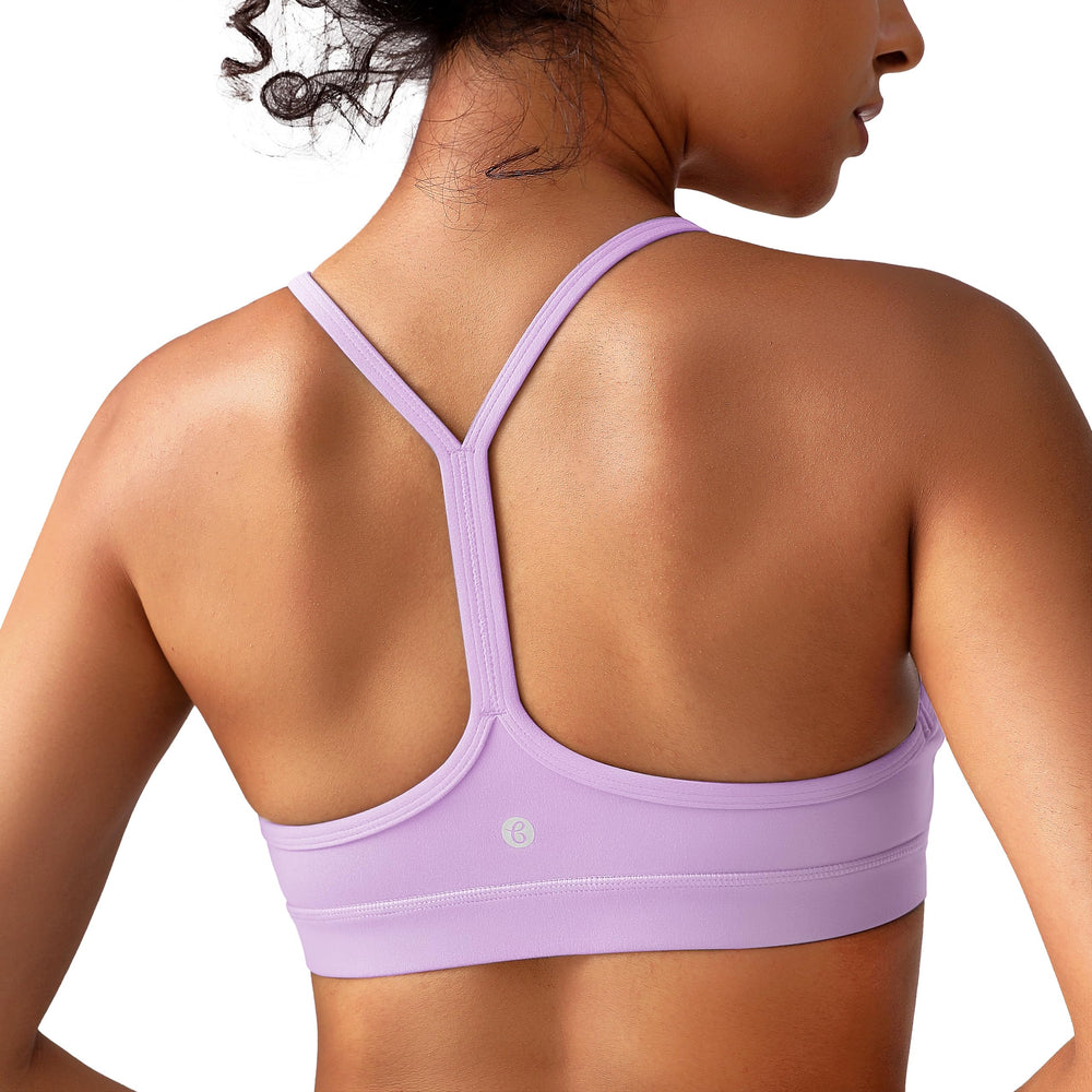 Women's Y Back Racerback Padded Yoga Sports Bra