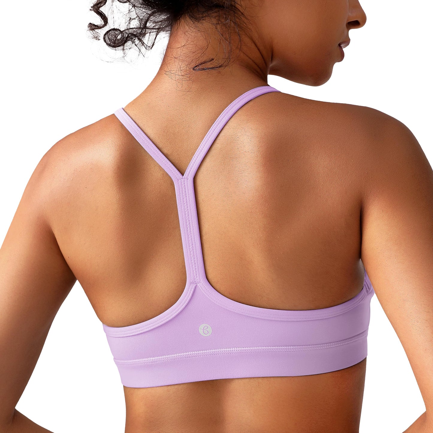 Women's Y Back Racerback Padded Yoga Sports Bra